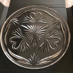 Waterford Crystal Wedding Collection 12”Cake Plate